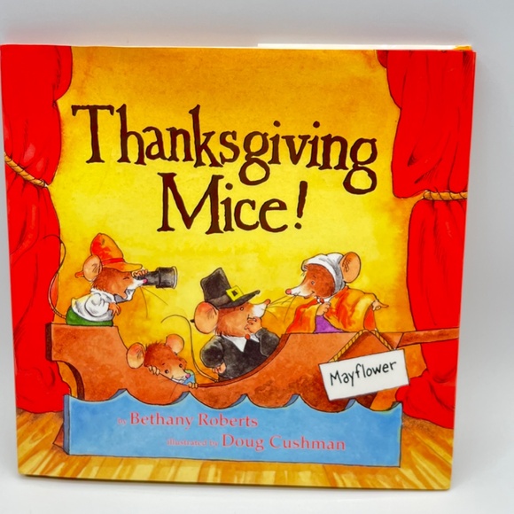 Thanksgiving Mice Holiday Story Hardcover Children's Kid Book - Picture 2 of 9